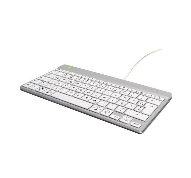 Clavier ergonomique R-Go Compact Break Qwerty (DE) - blanc