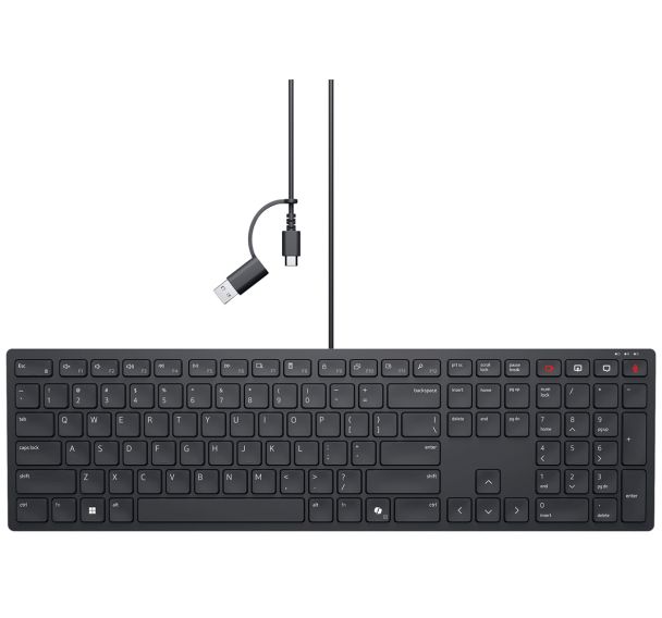 Clavier filaire Pro Silent Wired Collaboration Keyboard KB525C-EN-EMEA - Dell