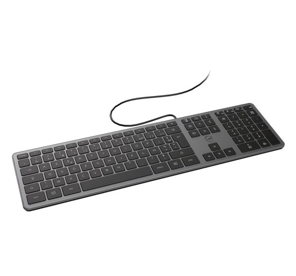 Clavier filaire Slim gris - Mobility Lab
