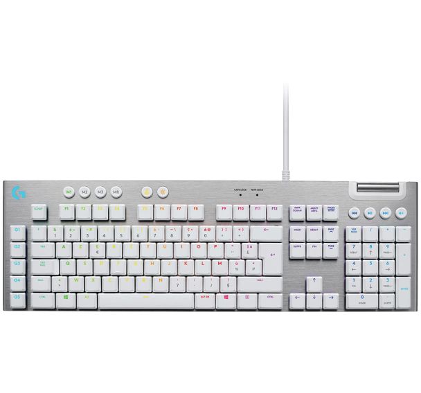 Clavier filaire blanc G815 - Logitech