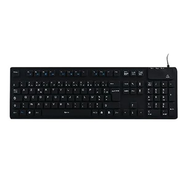 Clavier filaire lavable Samar ACK-729/N - MCL