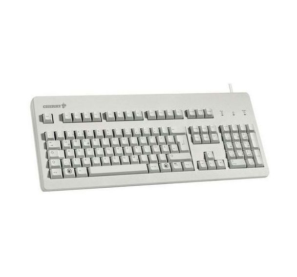 Clavier mécanique filaire CHERRY G80-3000 gris clair AZERTY
