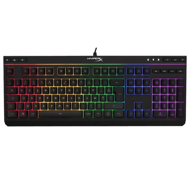 Clavier rétroéclairé USB AZERTY Alloy Core RGB HP