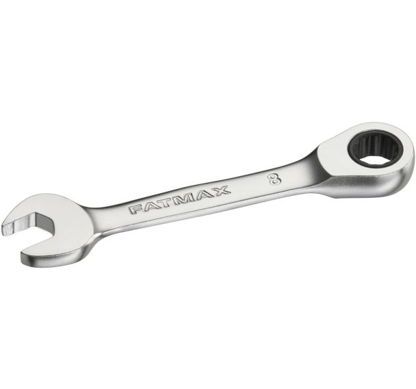 Cle Mixte Courte A Cliquet 8 Mm Anti-Slip Fatmax