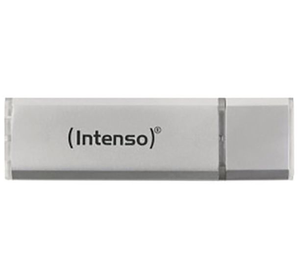 Clé USB 2.0 Alu Line - 4Go Gris INTENSO