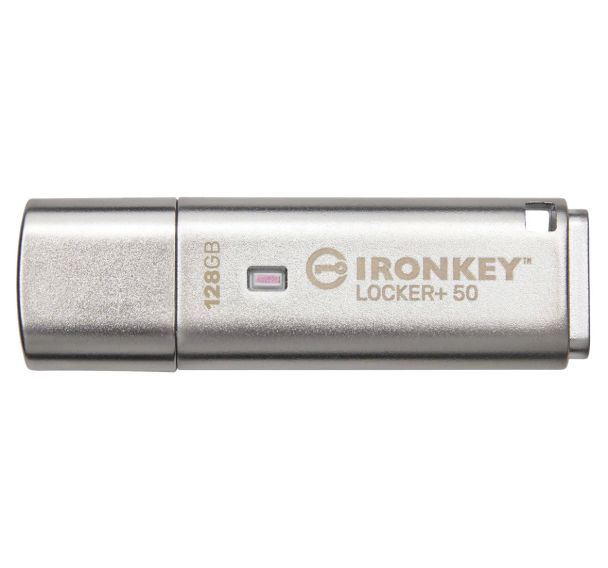 Clé USB IronKey Locker+ 50 IKLP50/128GB - Kingston