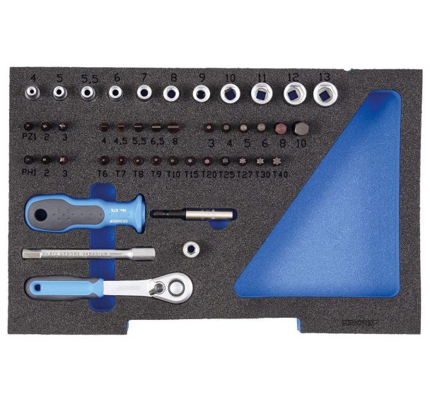 Clé à douille 1/4'' dans un module 1/2 L-BOXX 136