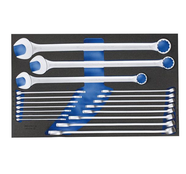 Clé à fourche dans le module Check-Tool, 18 pcs.