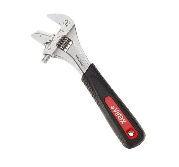 Clé à molette à mors réversible 6-8-10''