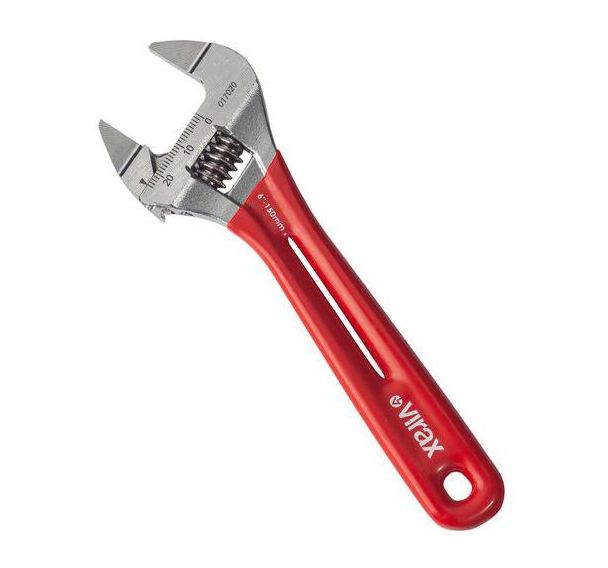 Clé à molette extra légère à mors fins - Virax