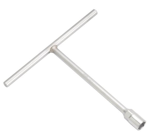 Clé douille en T 6 pans 17 mm