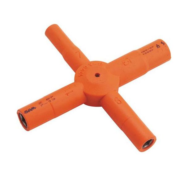 Clé en croix isolée 1000V