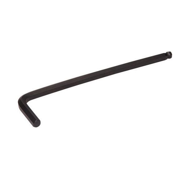 Clé mâle 6 pans longue brunie sphérique - Irimo