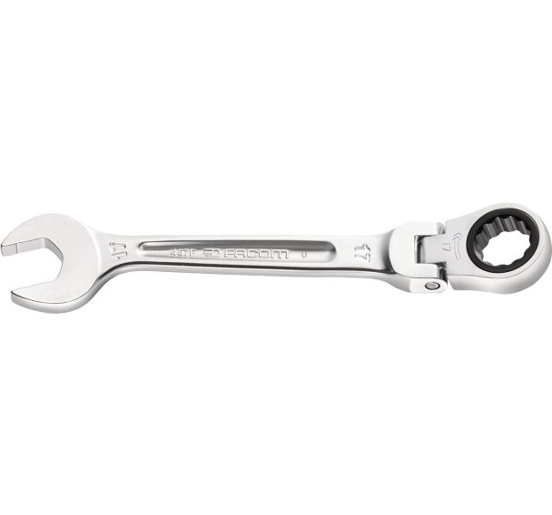 Clé mixte à cliquet articulée Flex