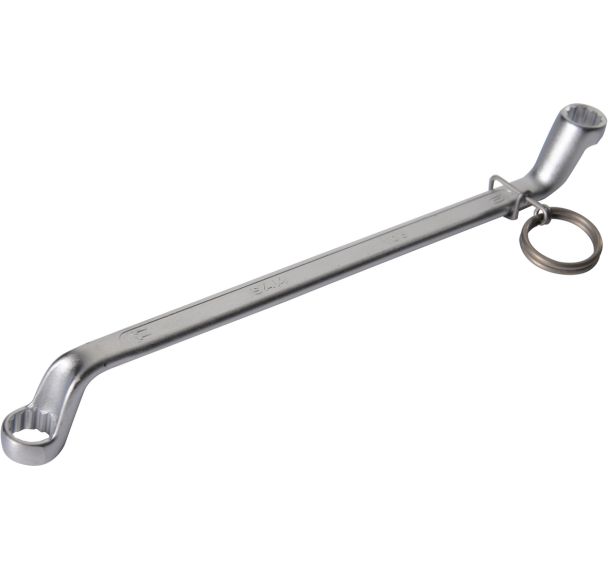Clé polygonale contre-coudée avec clip inox FME - Sam