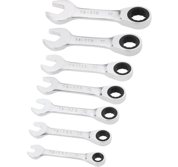 Clés Mixtes Courtes À Cliquet Fatmax -  Jeu De 7 Pcs