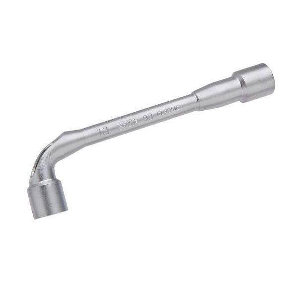 Clés à pipe débouchées satinées 6/12 pans en mm
