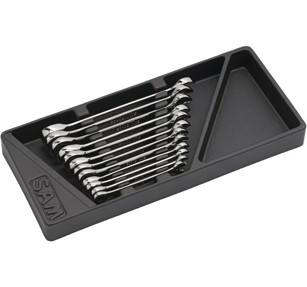 Clés mixtes à cliquet (x12) vendues en module abs