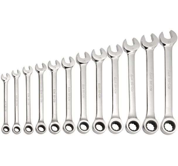 Clés mixtes à cliquet (x12)