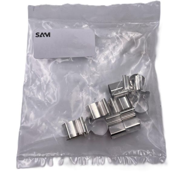 Clip adaptable sur rack pour douilles 3/8'' - jeu de 10