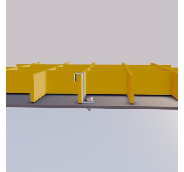 Clip en L pour grille - COBA Europe