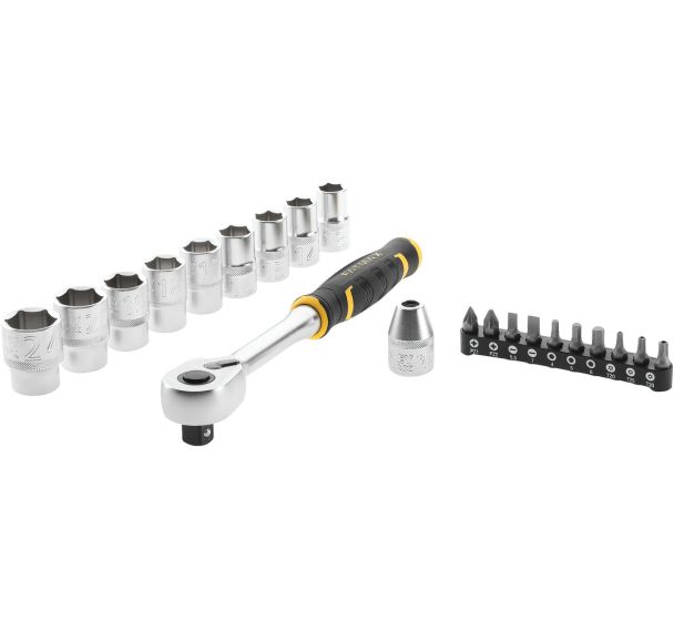 Cliquet 120 Dents ½'' Fatmax+9 Douilles+10 Embouts