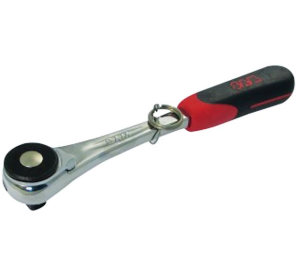 Cliquet 1/2'' push 120 d. invers. levier avec clip inox fme