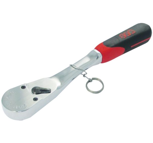 Cliquet chantier 1/2'' 60 dents avec clip inox fme