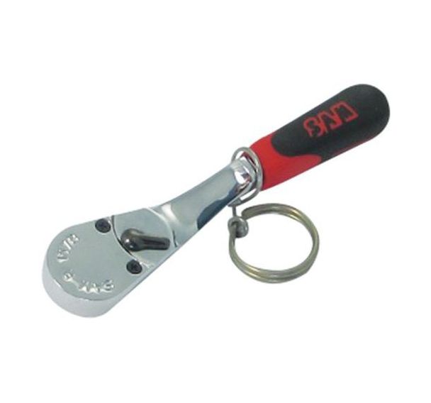 Cliquet chantier 1/4'' 60 dents avec clip inox fme