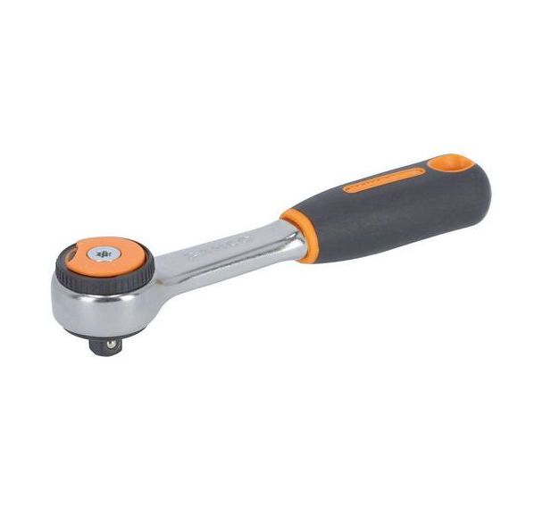 Cliquet réversible 1/4" tête ronde 72 dents angle 5° 120mm