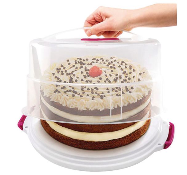 Cloche à gâteaux extensible en plastique - Metaltex