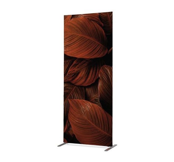Cloison Deco En Tissu Feuillage Rouge/Rouille - Showdown Displays