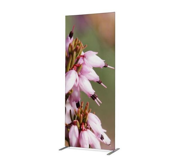 Cloison Deco En Tissu Fleur De Bruyere Rose - Showdown Displays