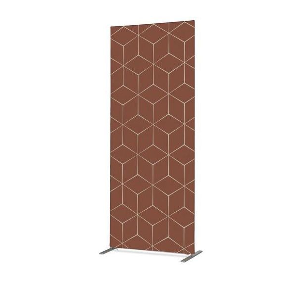 Cloison Deco En Tissu Hexagone Rouille - Showdown Displays