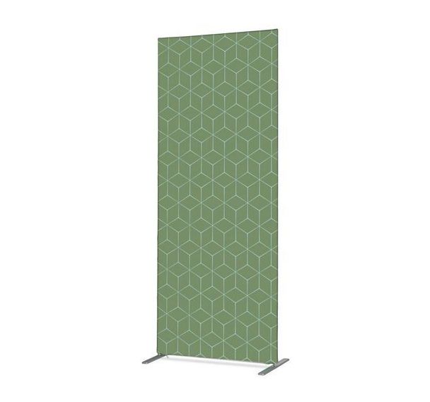 Cloison Deco En Tissu Hexagone Vert - Showdown Displays