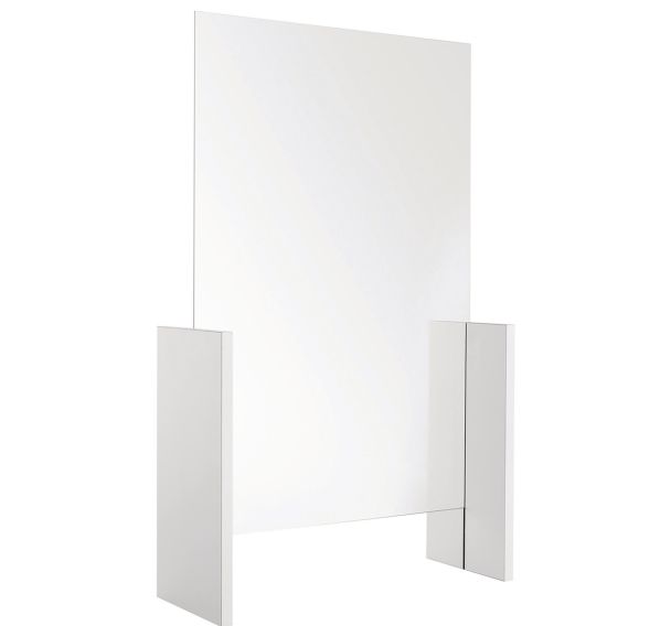 Cloison de protection en verre trempé modulable