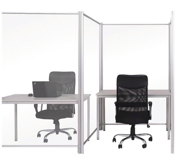 Cloison de protection mobile - transparente - Bi-silque