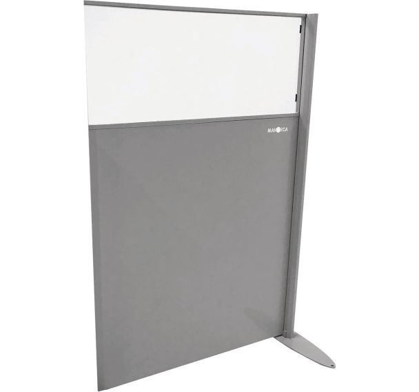 Cloison de séparation mi-tôlée et plexi - Module suivant