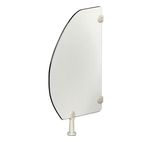 Cloison sanitaire pour WC Voile - Blanc