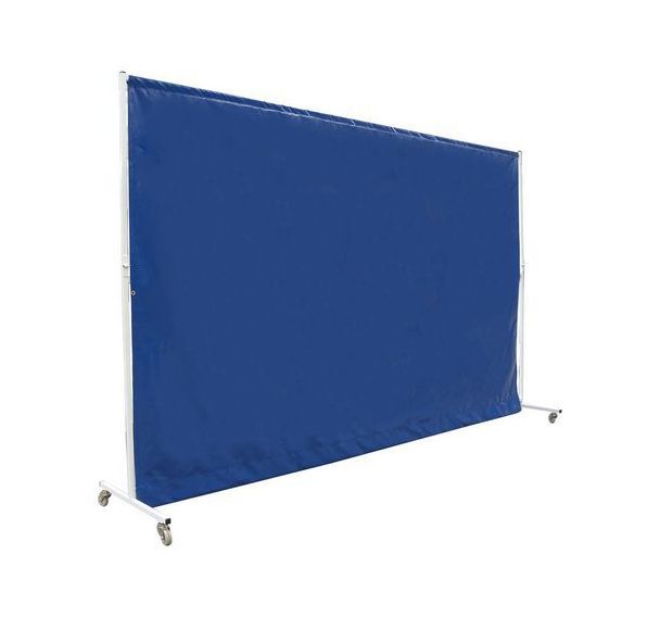 Cloison / séparation mobile pliable sur roulettes - bâche M2