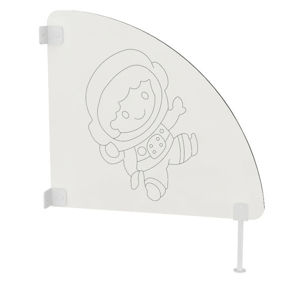 Cloisonnette WC Quarto astronaute Bessiere