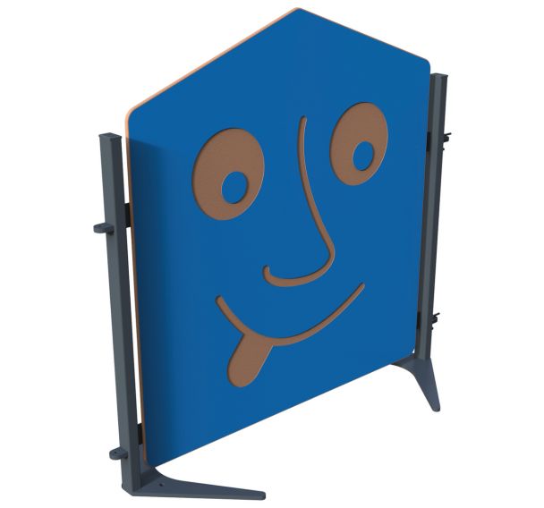 Cloture PAOLO visage HPL - métal gris 7016 - BUTON DESIGN