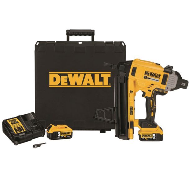 Cloueur béton et acier XR 18V 5Ah Li-Ion Brushless - DEWALT