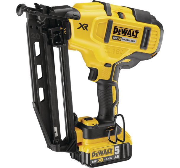 Cloueur de finition 16Ga XR 18V 5Ah Li-Ion Brushless - DEWALT