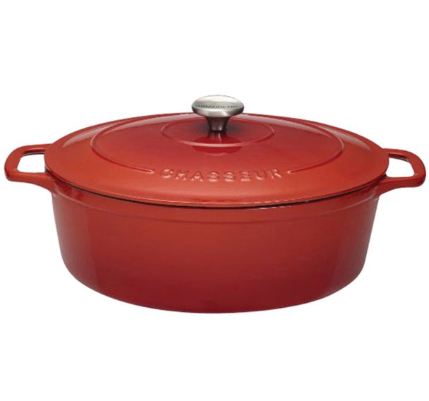 Cocotte en fonte ovale 27 cm Rubis Sublime Chasseur