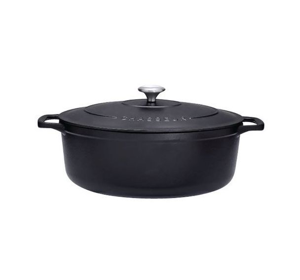 Cocotte en fonte ovale 29 cm Noire - Sublime - CHASSEUR