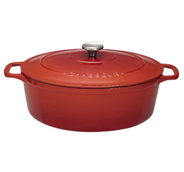 Cocotte en fonte ovale 29 cm Rubis Sublime Chasseur