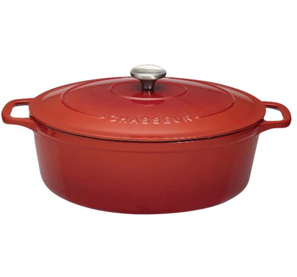 Cocotte en fonte ovale 33 cm Rubis Sublime Chasseur