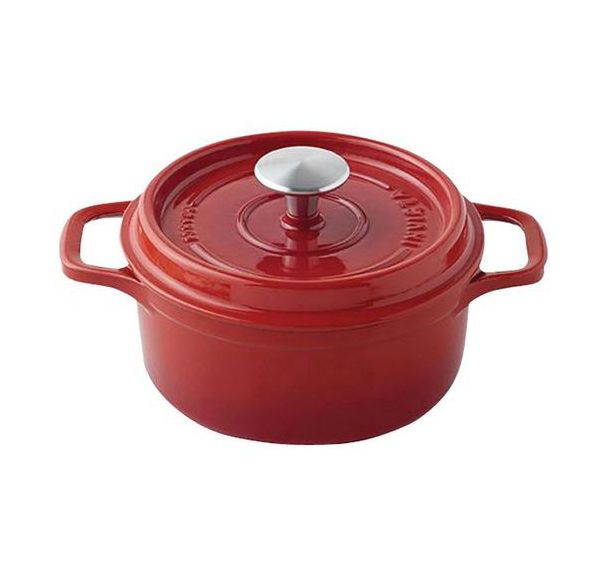 Cocotte en fonte ronde 28 cm -INVICTA- Rubis