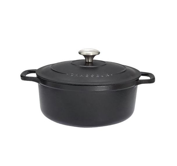 Cocotte en fonte ronde 28 cm Noire - Sublime - CHASSEUR